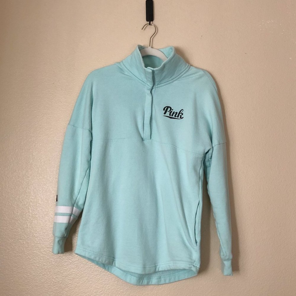 PINK 3/4 BUTTON UP